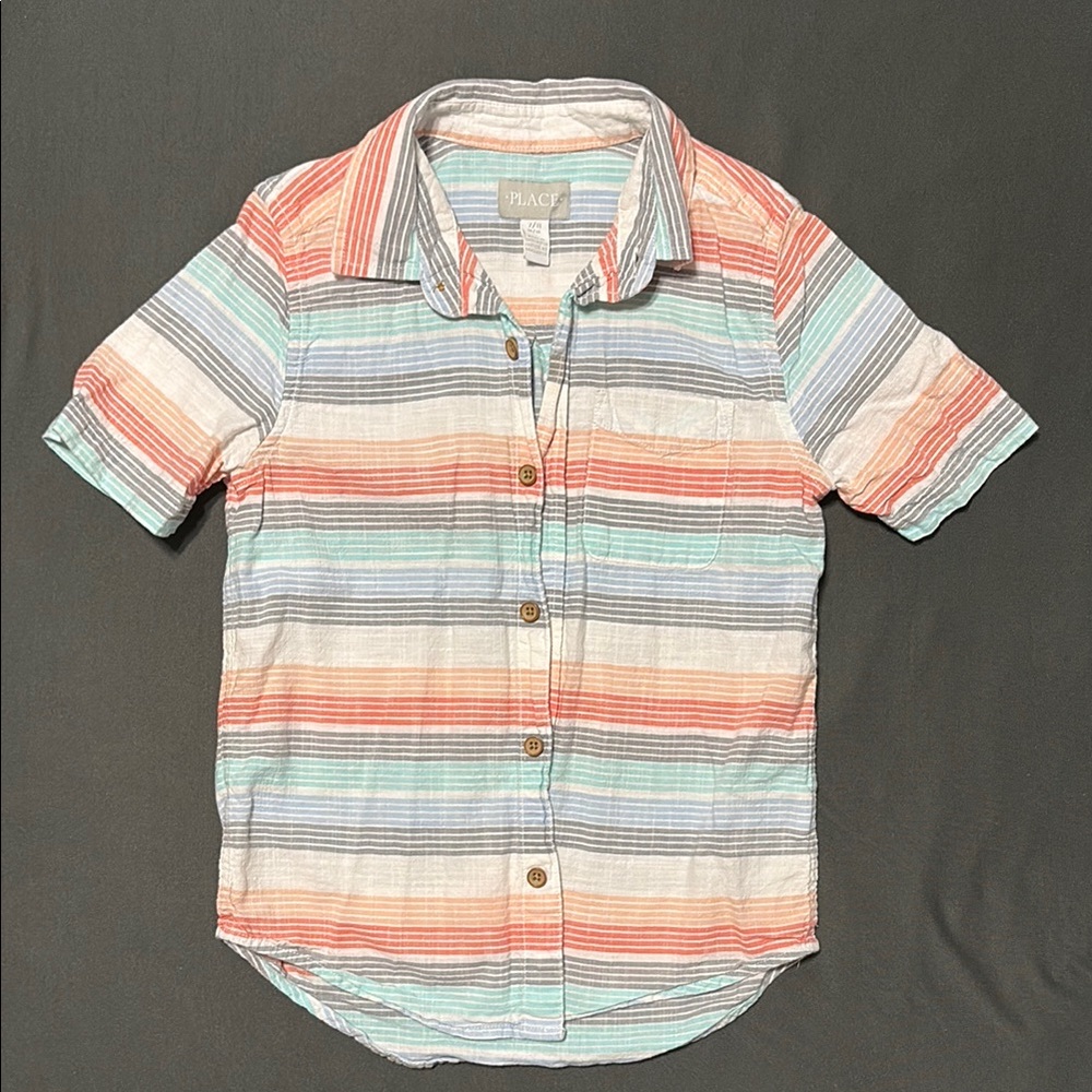 Children’s Place Pastel Striped Shirt